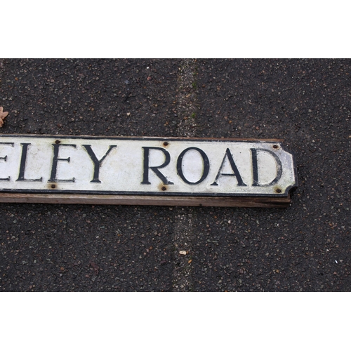 894 - VINTAGE WHATELEY ROAD, ROAD SIGN 
91CM