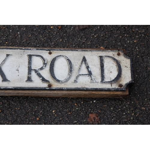 895 - VINTAGE KNOX ROAD SIGN 
69CM