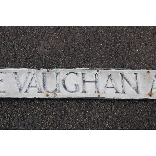 901 - VINTAGE GWYNNE VAUGHN AVENUE ROAD SIGN
150CM