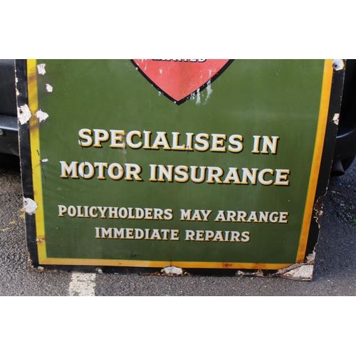 903 - LARGE VINTAGE  ROYAL INSURANCE ENAMEL SIGN
153 X 102CM