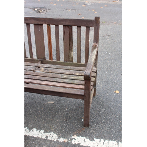 121 - 2 X GARDEN BENCHES 
162 X 89 X 42CM