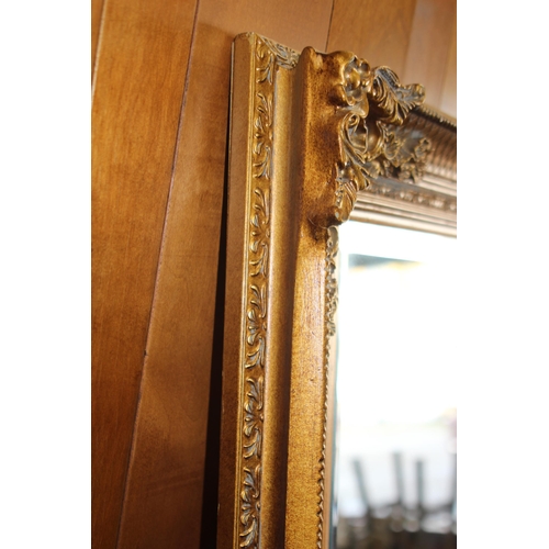 194 - LARGE ORNATE FREE STANDING MIRROR