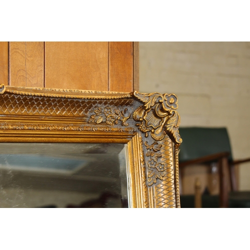 194 - LARGE ORNATE FREE STANDING MIRROR