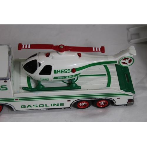 599 - 3 X HESS TRUCKS WITH BOXES