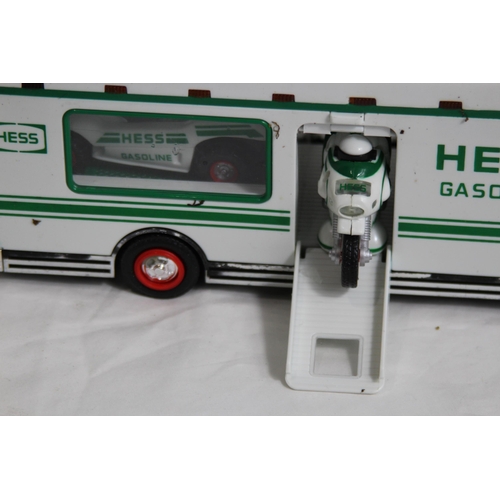 599 - 3 X HESS TRUCKS WITH BOXES