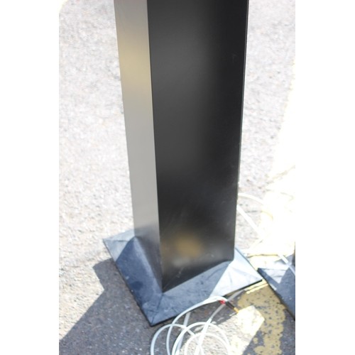 633 - PAIR OF SILHOUETTE JAMO SPEAKERS 
126CM