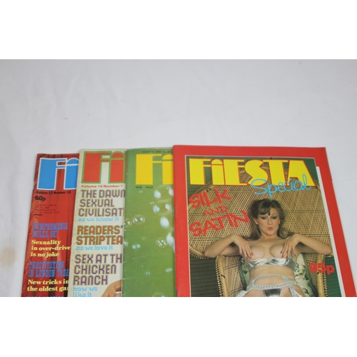 518 - 11 X VINTAGE FIESTA ADULT MAGAZINES