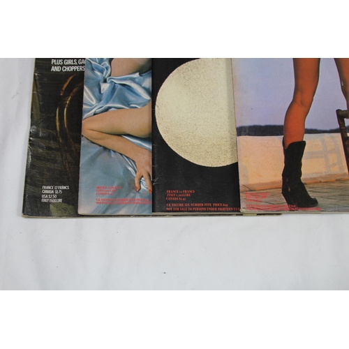 519 - 14 X VINTAGE CLUB INTERNATIONAL ADULT MAGAZINES