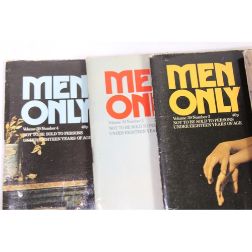 521 - 16 X VINTAGE MEN ONLY ADULT MAGAZINES