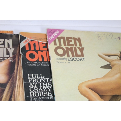 521 - 16 X VINTAGE MEN ONLY ADULT MAGAZINES