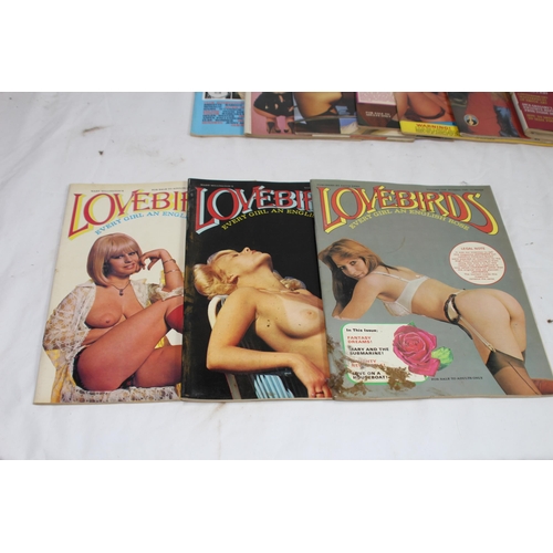 522 - LARGE QUANTITY OF VINTAGE ADULT MAGAZINES