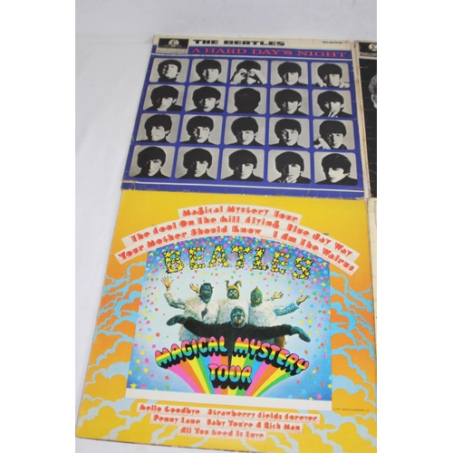 528 - QUANTITY OF BEATLES LPs x9