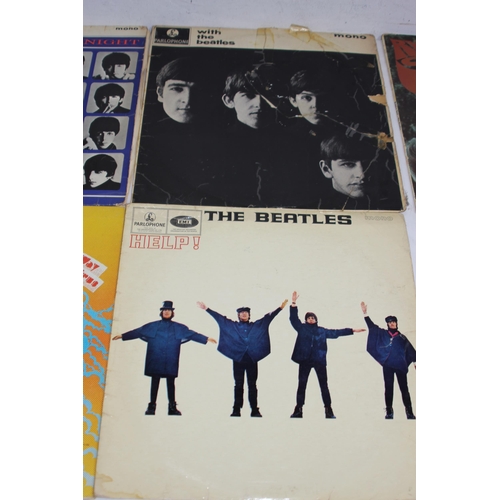 528 - QUANTITY OF BEATLES LPs x9