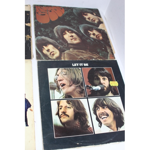 528 - QUANTITY OF BEATLES LPs x9