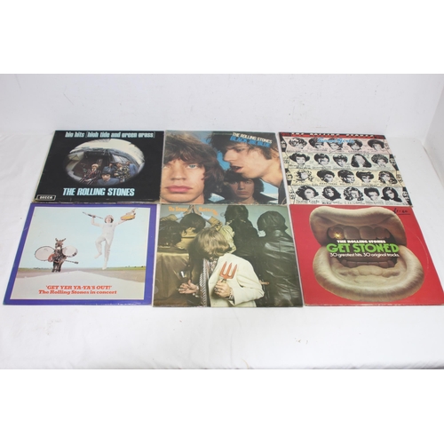 529 - QUANTITY OF ROLLING STONES LPS x10