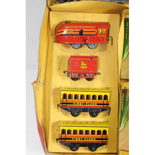 596 - BRIM TOY TIN PLATE TRAIN SET