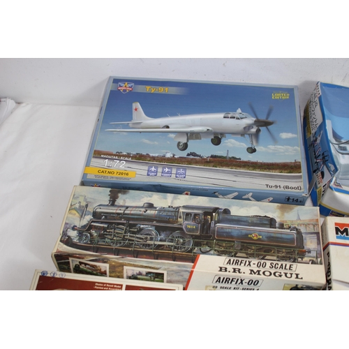 597 - LARGE BOX OF VARIOUS MODEL KITS