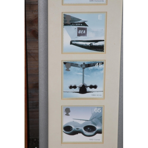 198 - TWO CONCORDE PICTURES 
54 X 47CM