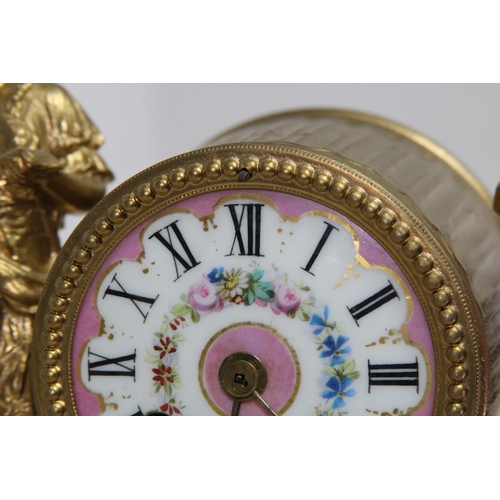 798 - ANTIQUE BRUNFAUT FRENCH MANTLE CLOCK
35 X 29CM