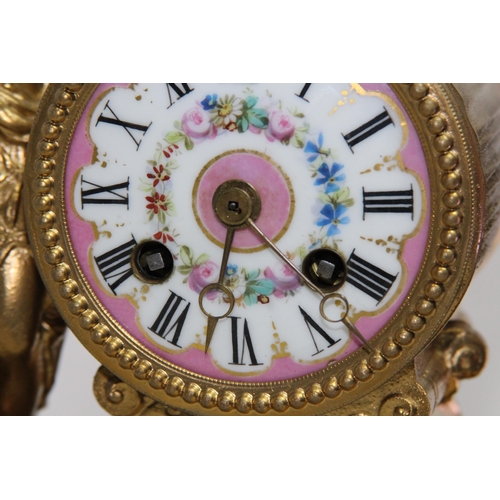 798 - ANTIQUE BRUNFAUT FRENCH MANTLE CLOCK
35 X 29CM