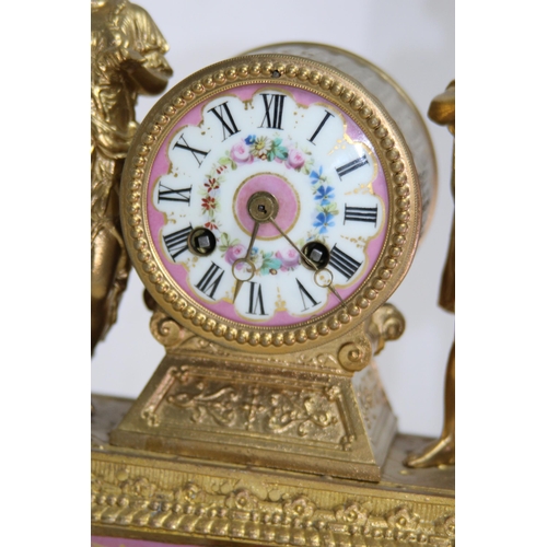 798 - ANTIQUE BRUNFAUT FRENCH MANTLE CLOCK
35 X 29CM