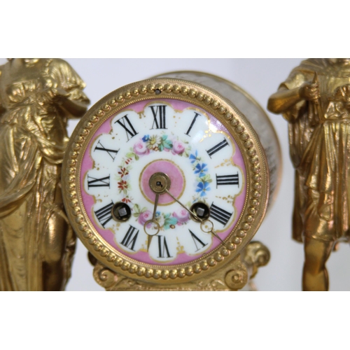 798 - ANTIQUE BRUNFAUT FRENCH MANTLE CLOCK
35 X 29CM