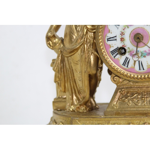 798 - ANTIQUE BRUNFAUT FRENCH MANTLE CLOCK
35 X 29CM