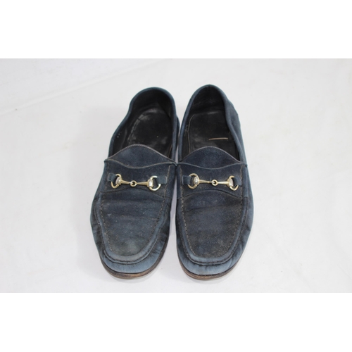 509 - FOUR PAIRS OF MEN'S GUCCI STYLE LOAFERS