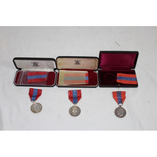 754 - 3 X SERVICE MEDALS