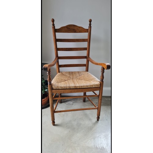 119 - ANTIQUE OAK SUSSEX CHAIR
58.5 x 48 x 110.5cm