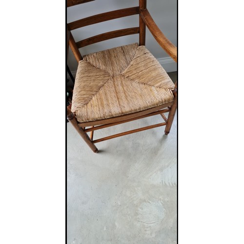 119 - ANTIQUE OAK SUSSEX CHAIR
58.5 x 48 x 110.5cm