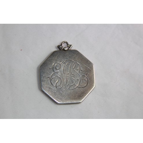 936 - FOUR SILVER LOCKET PENDANTS