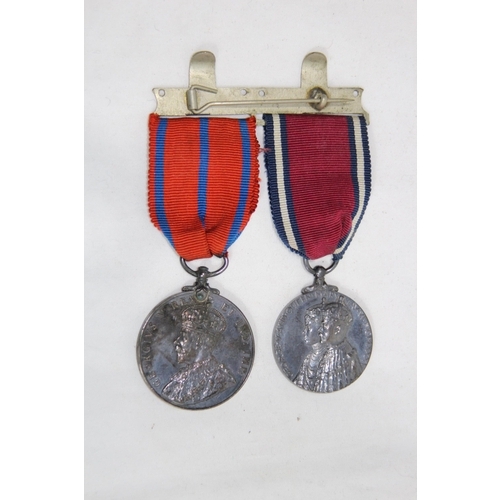 767 - PAIR OF MET POLICE MEDALS - PC E SMITH