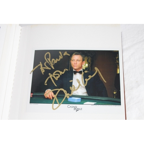 805 - ALBUM OF SIGNED FILM STAR PHOTOGRAPHS including MICHAEL CAIN,JOAQUIM PHOENIX,JONNY DEPP,JOHN HURT et... 