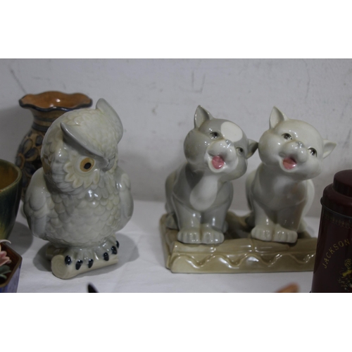 207 - QUANTITY OF ANIMAL FIGURES ETC