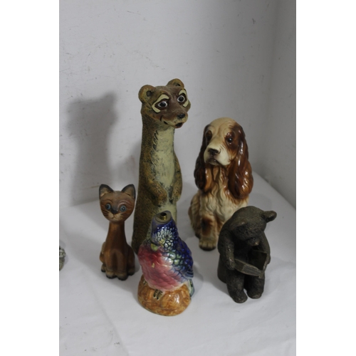 209 - QUANTITY OF ANIMAL FIGURES
38CM