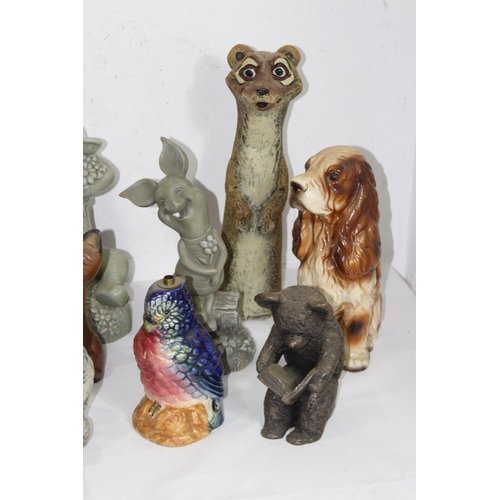 209 - QUANTITY OF ANIMAL FIGURES
38CM