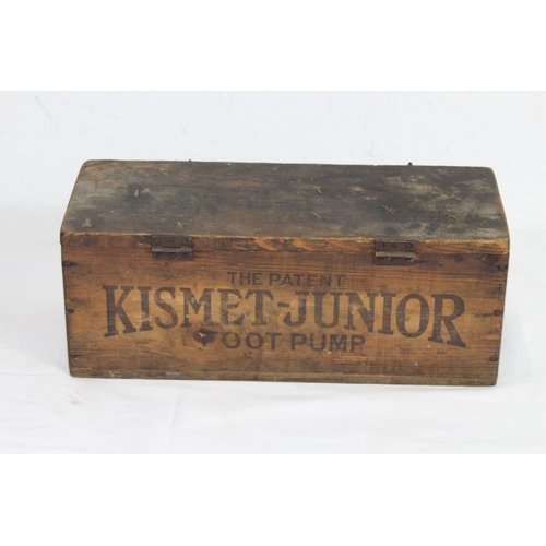 301 - VINTAGE ORGINAL BOXED KISMET FOOT PUMP