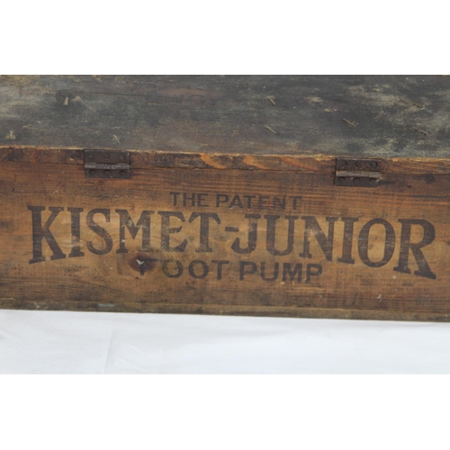 301 - VINTAGE ORGINAL BOXED KISMET FOOT PUMP