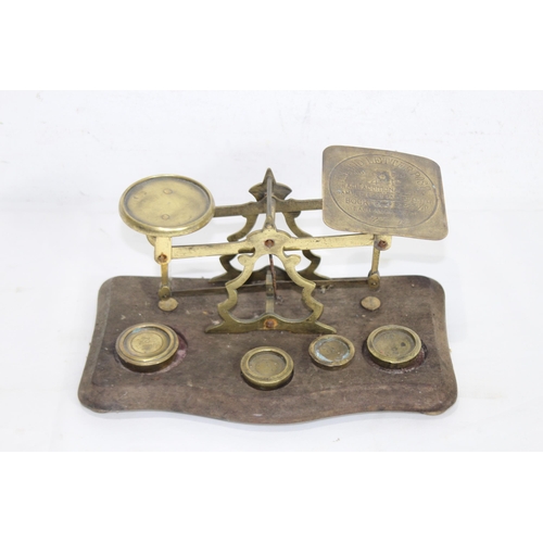 311 - SET OF VINTAGE POSTAGE SCALES
22 X 14CM