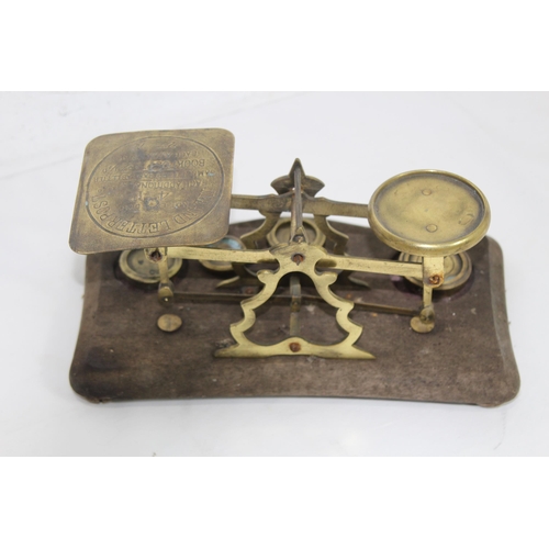 311 - SET OF VINTAGE POSTAGE SCALES
22 X 14CM