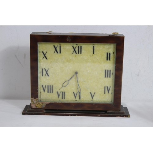 317 - VINTAGE CLOCKS AND GRANITE BAROMETER
23 X 20CM