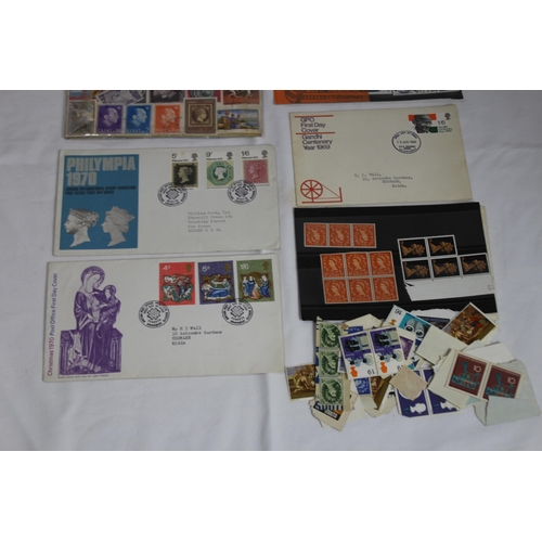 328 - VINTAGE STAMP ALBUM AND QUANTITY OF 1ST DAY COVERS