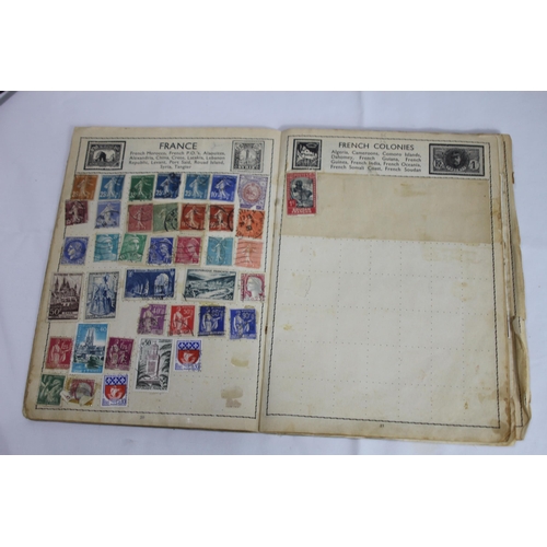 328 - VINTAGE STAMP ALBUM AND QUANTITY OF 1ST DAY COVERS