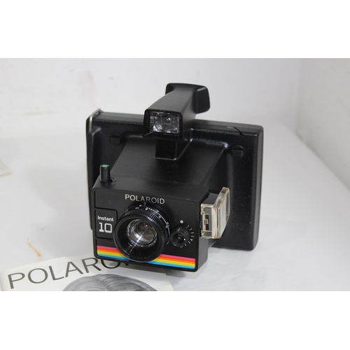 329 - VINTAGE POLAROID AND ARETTE CAMERA'S ETC