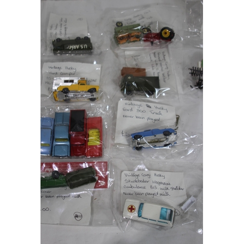 591 - QUANTITY OF MINIATURE CORGI VEHICLES ETC