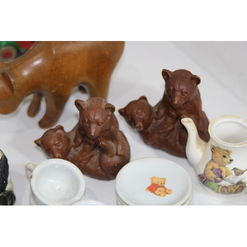 228 - QUANTITY OF MISCELLANEOUS ANIMAL FIGURES ETC