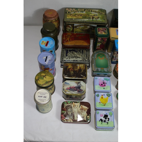 371 - LARGE QUANTITY OF VINTAGE TINS