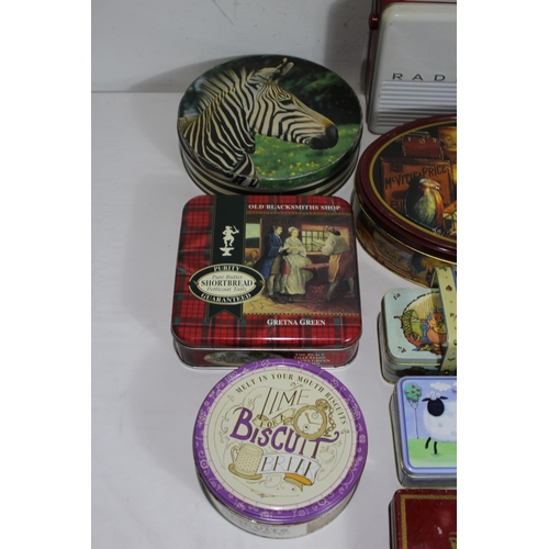 372 - LARGE QUANTITY OF VINTAGE TINS