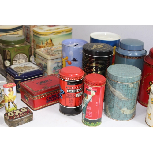 372 - LARGE QUANTITY OF VINTAGE TINS